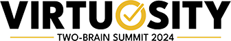 Virtuosity Two Brain Summit 2024 dark logo